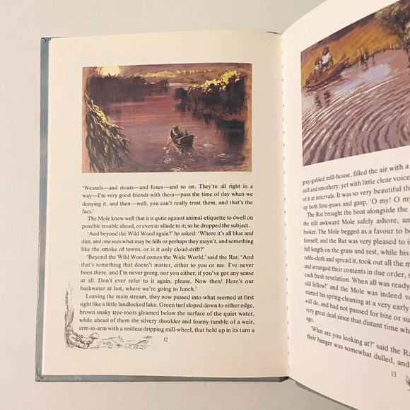 Vintage 1983 Tales From The Wind In The Willow The River Bank Kenneth Grahame - Picture 10 of 13